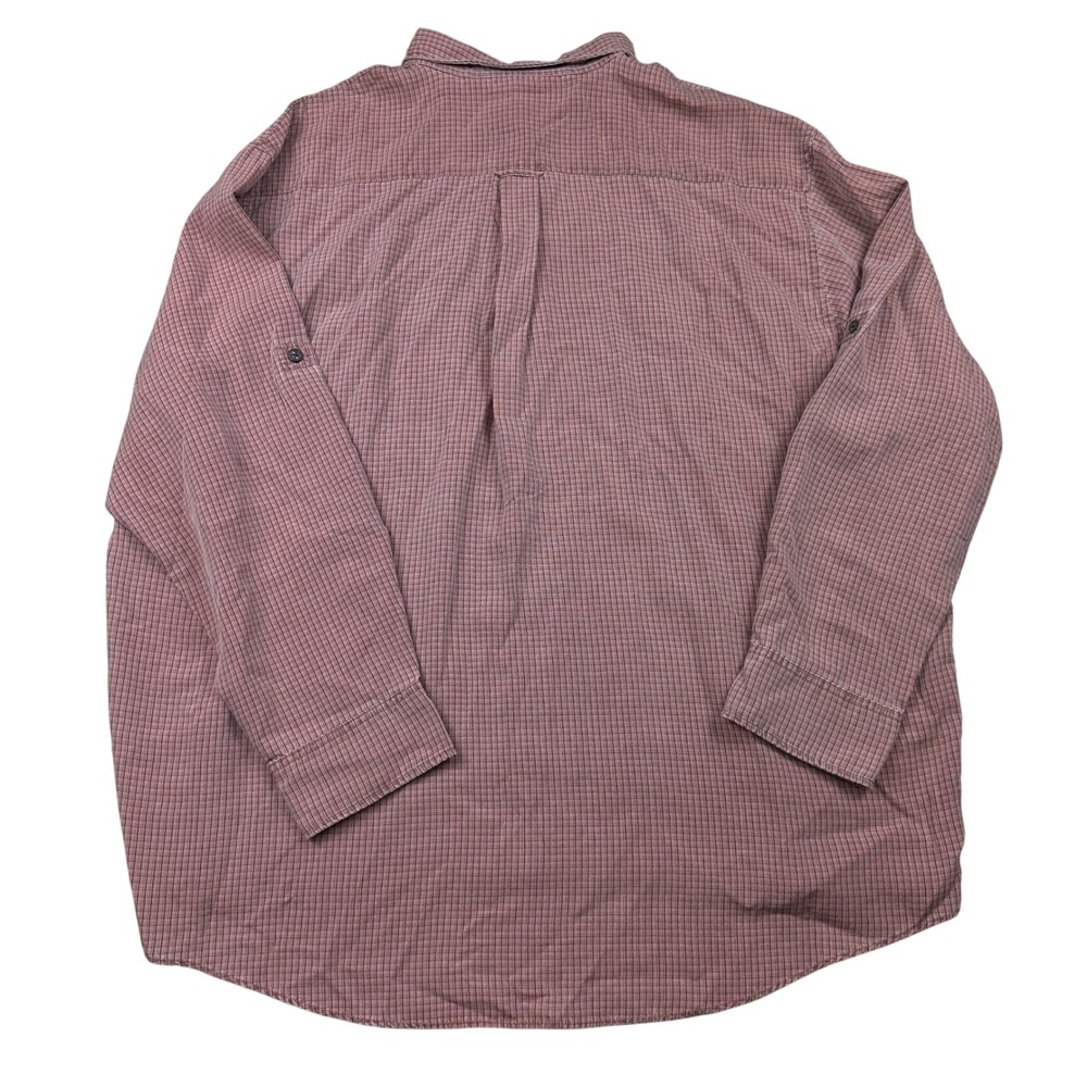 Cabelas Mens 2XL Long Sleeve Button Down Shirt Grid Hiking Gorpcore Utility - Picture 4 of 10